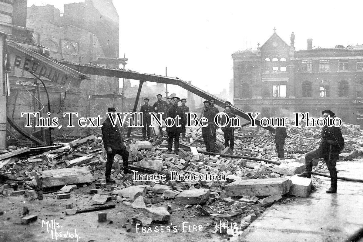 SF 2428 - Frasers Fire, Princes Street, Ipswich, Suffolk 1912