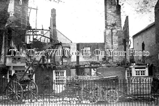 SF 2459 - Fire At White Hart Hotel, Mildenhall, Suffolk 1910