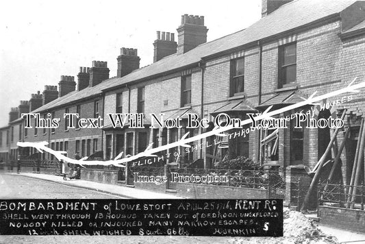 SF 2506 - Bombardment Of Lowestoft, Kent Road, Suffolk 1916