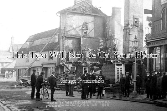 SF 2523 - Fire At White Hart Hotel, Mildenhall, Suffolk