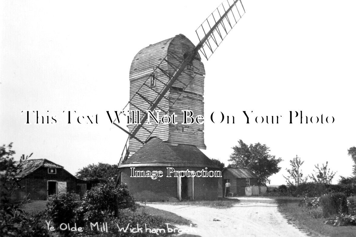 SF 2568 - Wickhambrook Old Mill Windmill, Suffolk