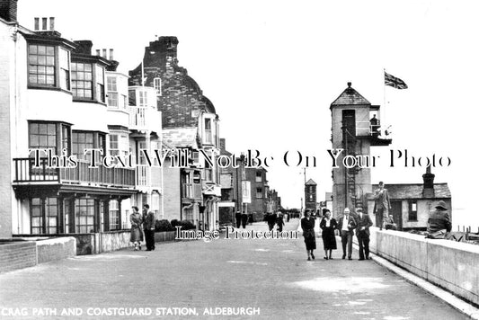 SF 2601 - Crag Path & Coastguard Station, Aldeburgh, Suffolk