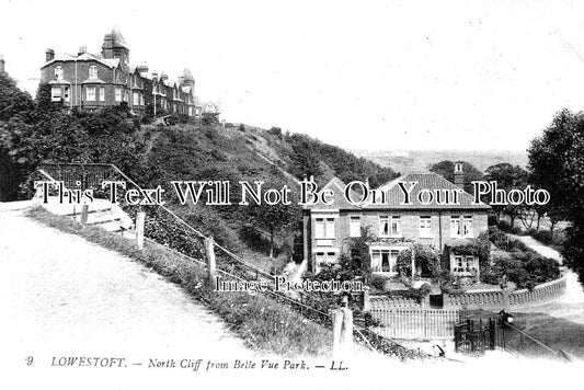 SF 2619 - North Cliff From Belle Vue Park, Lowestoft, Suffolk