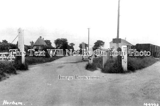 SF 2646 - Horham Railway Station, Level Crossing, Suffolk