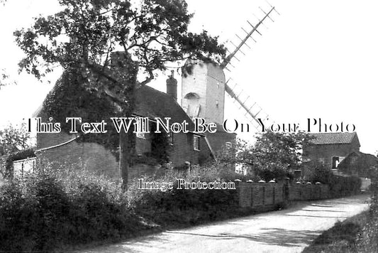 SF 2653 - Dennington Post Mill Windmill, Framlingham, Suffolk c1923