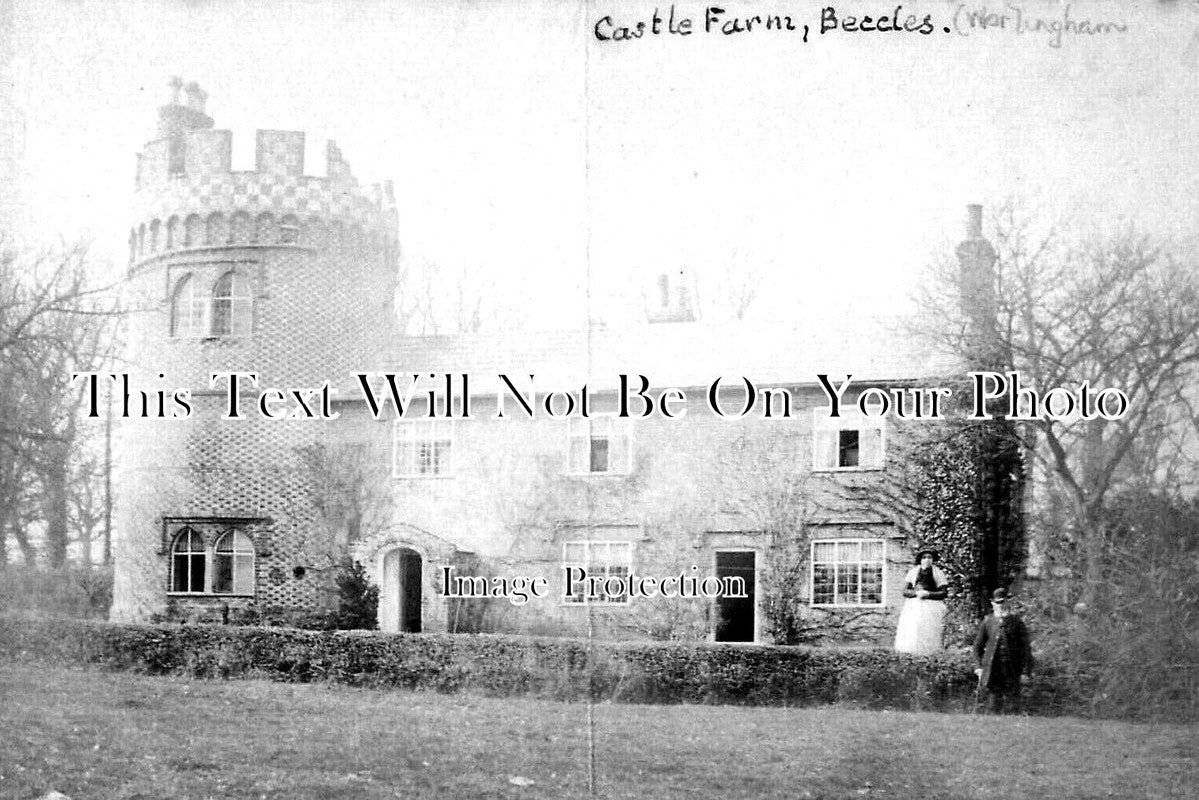 SF 2657 - Castle Farm, Beccles, Worlingham, Suffolk c1910