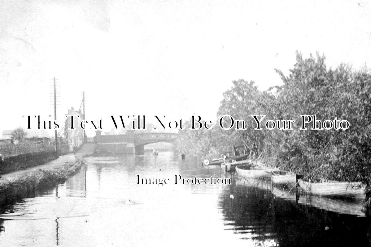 SF 2664 - Bridge Over The Gipping, Ipswich, Suffolk c1910