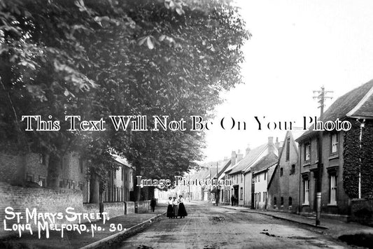 SF 2707 - St Marys Street, Long Melford, Suffolk c1914