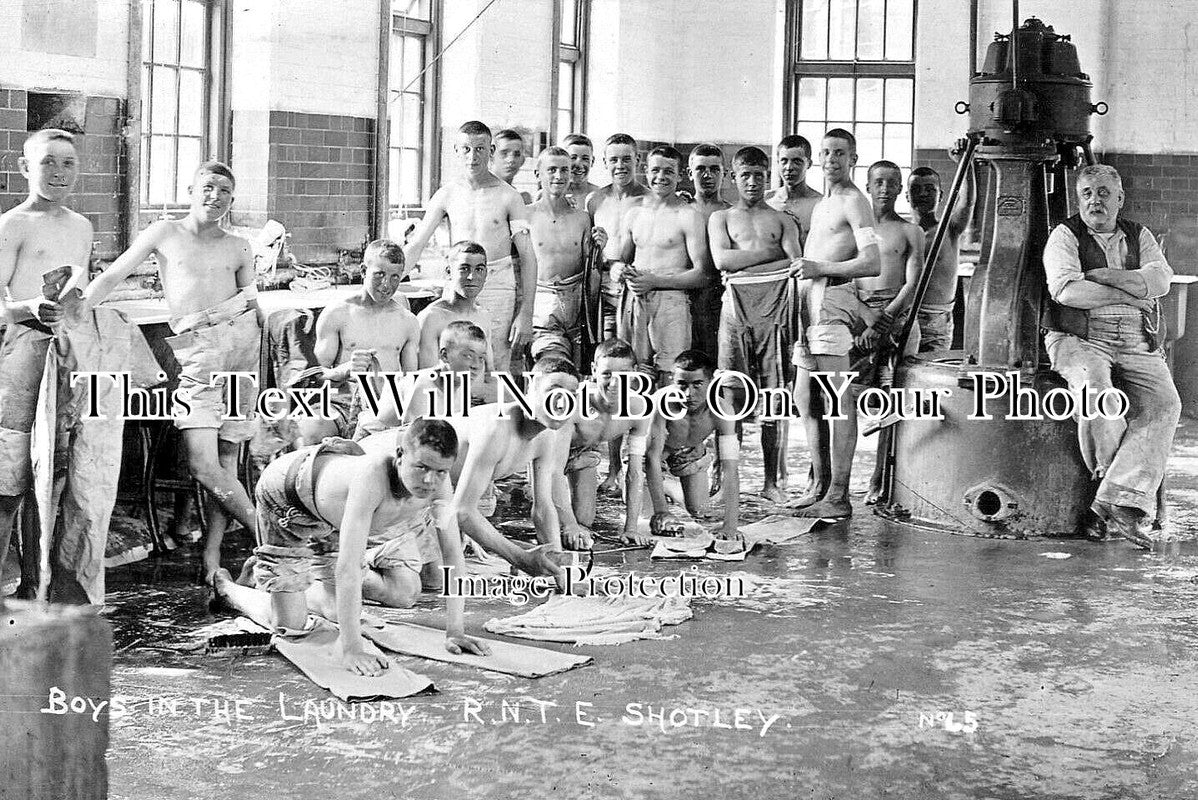 SF 2730 - Boys In The Laundry RNTE Shotley, Suffolk