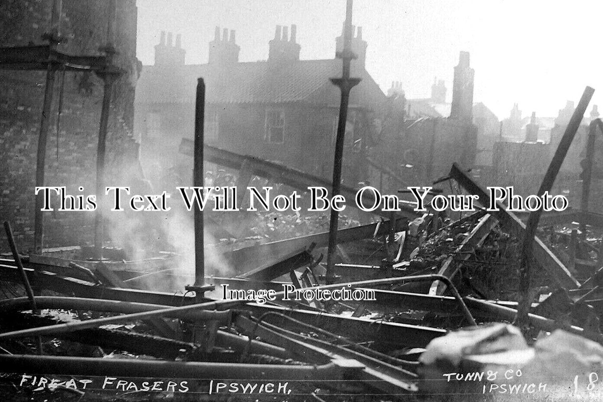 SF 2776 - Fire At Frasers Store, Princes Street, Ipswich, Suffolk 1912