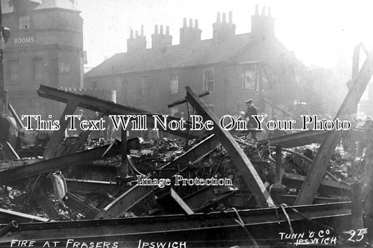 SF 2777 - Fire At Frasers Store, Princes Street, Ipswich, Suffolk 1912