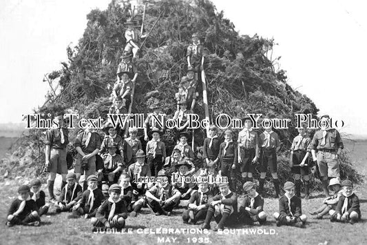 SF 2780 - Jubilee Celebration Bonfire, Southwold, Suffolk 1935