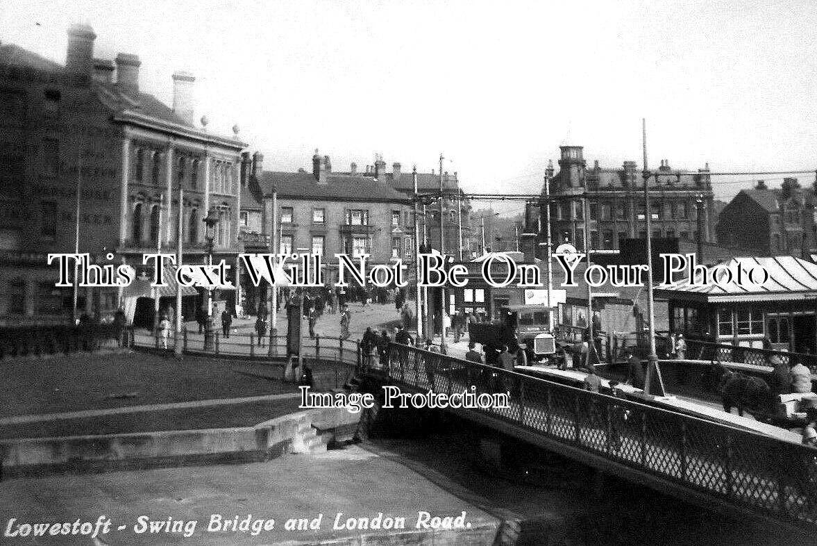 SF 2789 - Lowestoft Swing Bridge & London Road, Suffolk