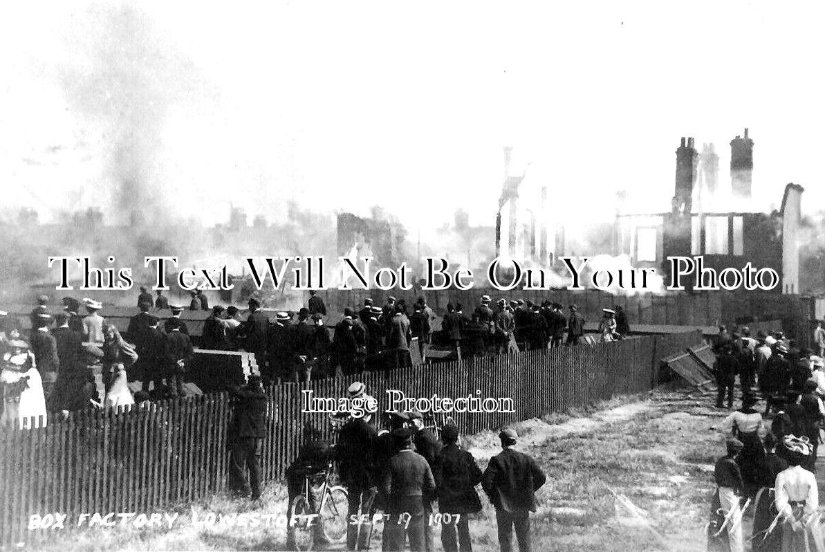 SF 2794 - Box Factory Fire At Lowestoft, Suffolk 1907
