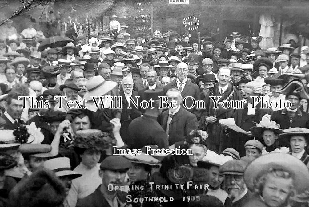 SF 2846 - Opening Trinity Fair, Southwold, Suffolk 1905