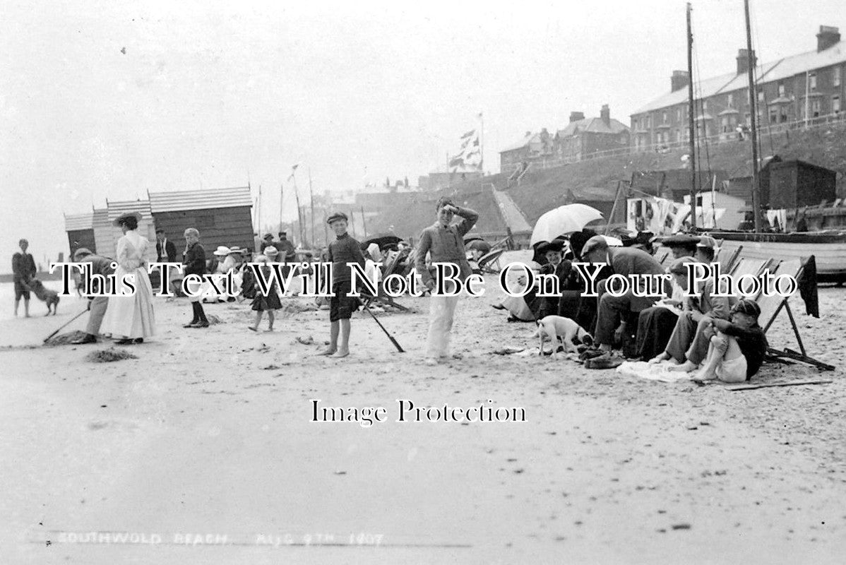 SF 288 - The Beach At Southwold, Suffolk c1907