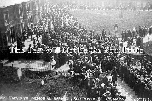 SF 2890 - King Edward VII Memorial Service, Southwold, Suffolk 1910