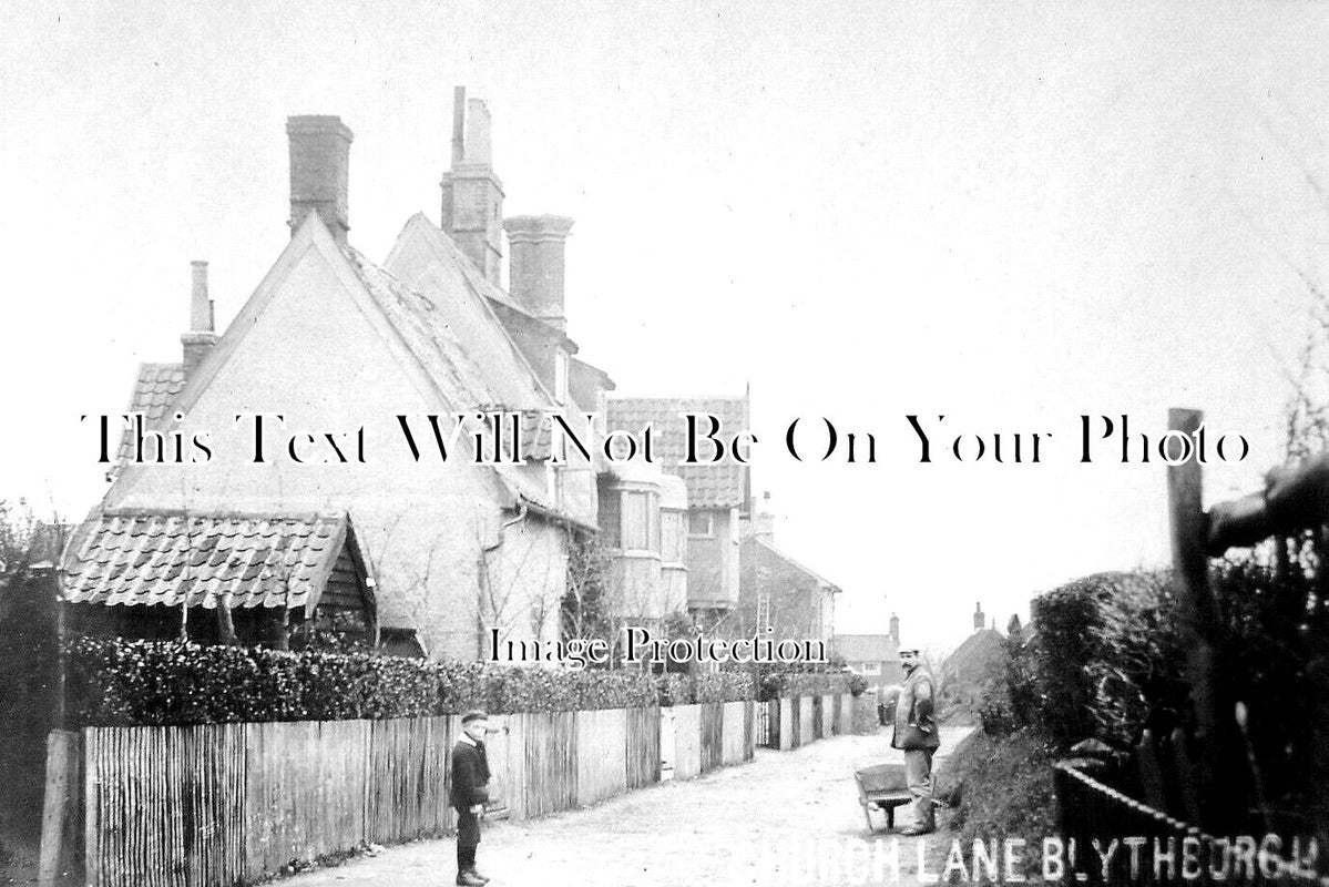 SF 2916 - Church Lane, Blythburgh, Suffolk c1910