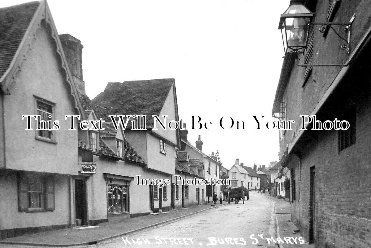 SF 2917 - High Street, Bures St Mary, Suffolk c1914