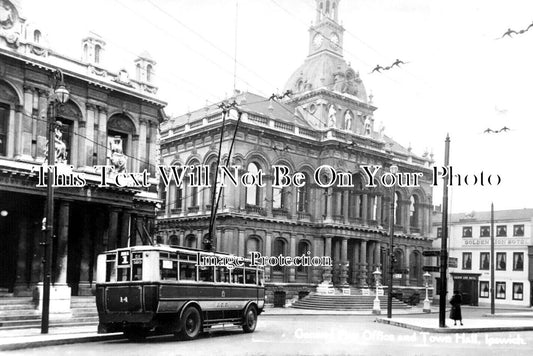 SF 2930 - Ipswich Town Hall & Post Office, Suffolk