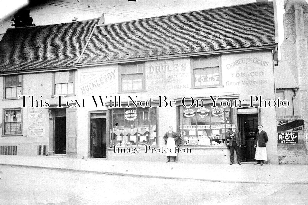 SF 2957 - Hucklesby & Drules Shops, Bury Street, Stowmarket, Suffolk