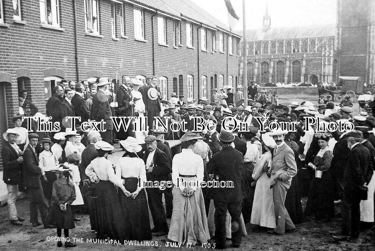 SF 2963 - Opening Municipal Dwellings, Southwold, Suffolk 1905