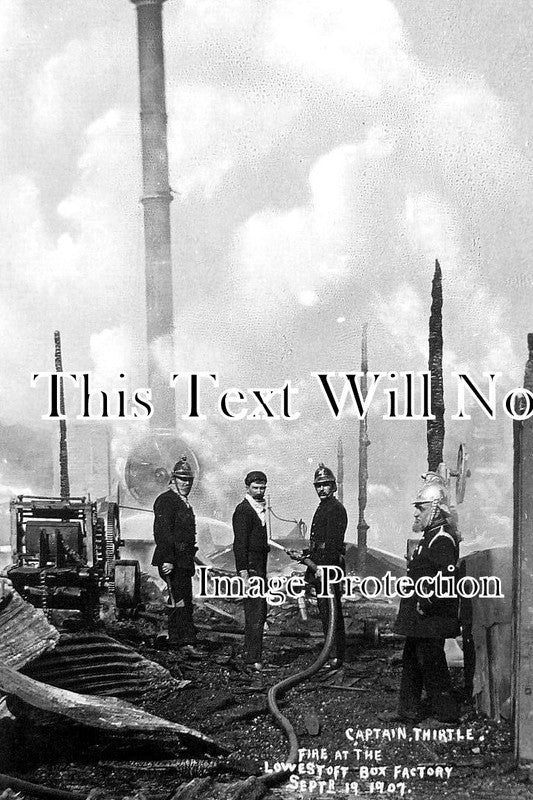 SF 3003 - Fire At The Lowestoft Box Factory, Suffolk 1907