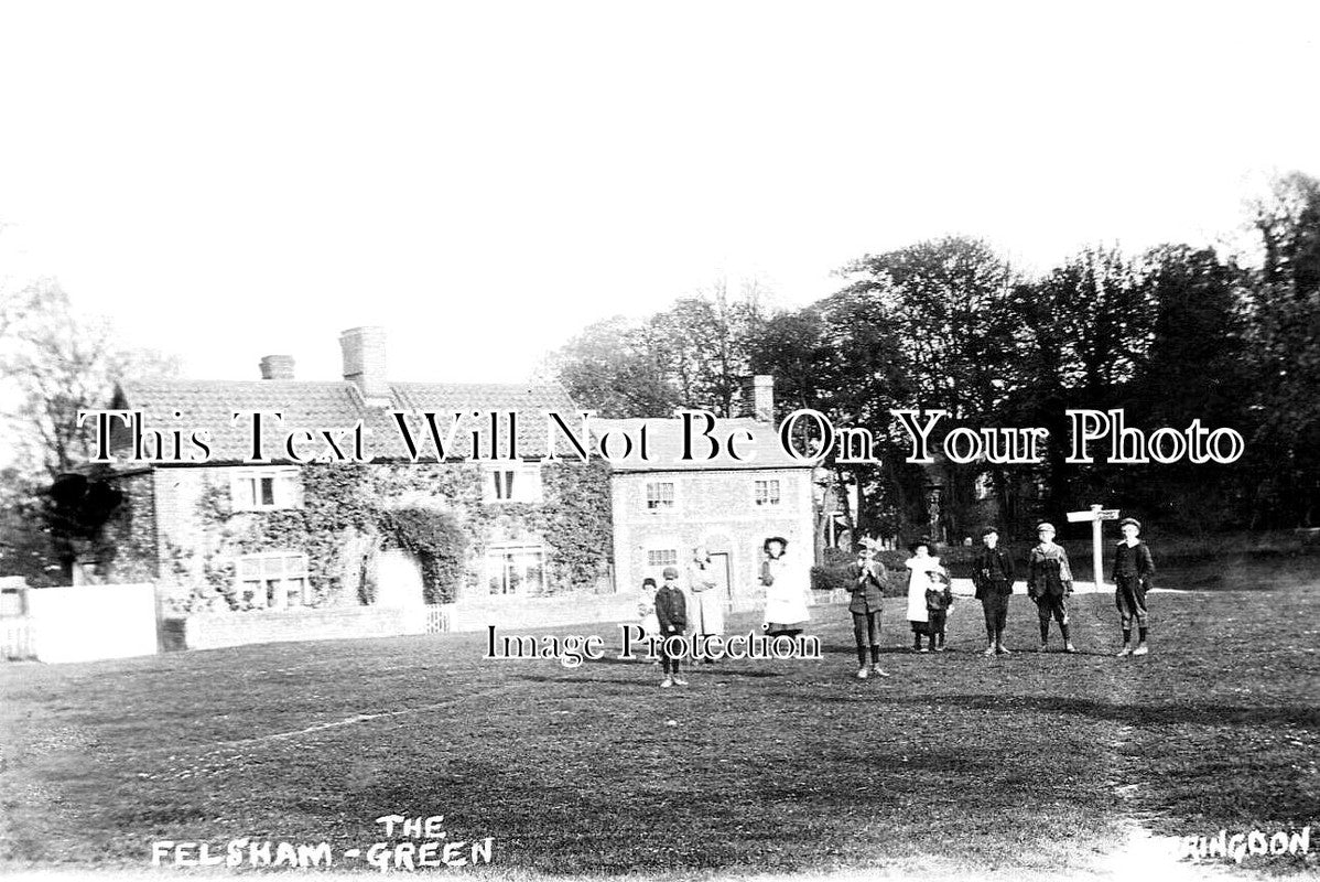 SF 3022 - The Green, Felsham, Suffolk c1912