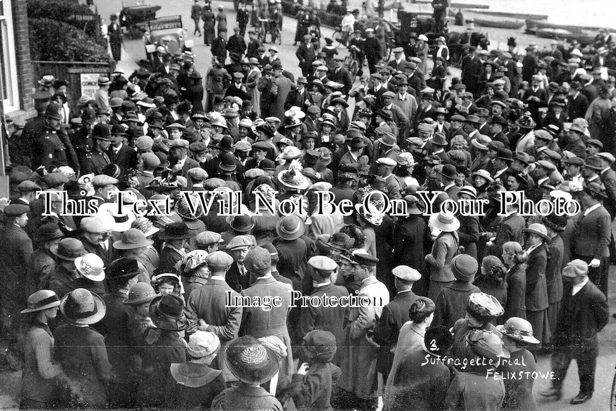 SF 3026 - Suffragettes Trial At Felixstowe, Suffolk