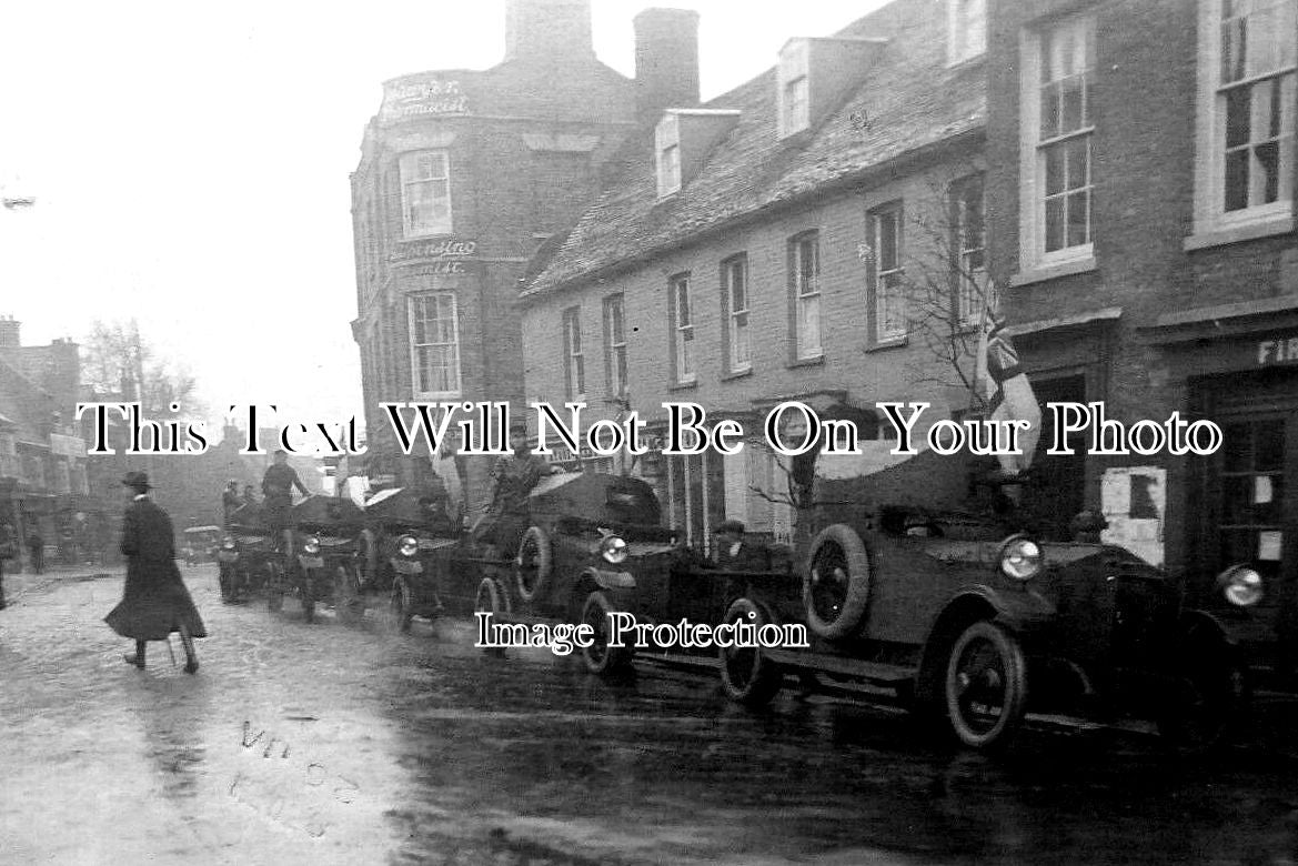 SF 3031 - Army Military Cars At Southwold, Suffolk c1915 WW1