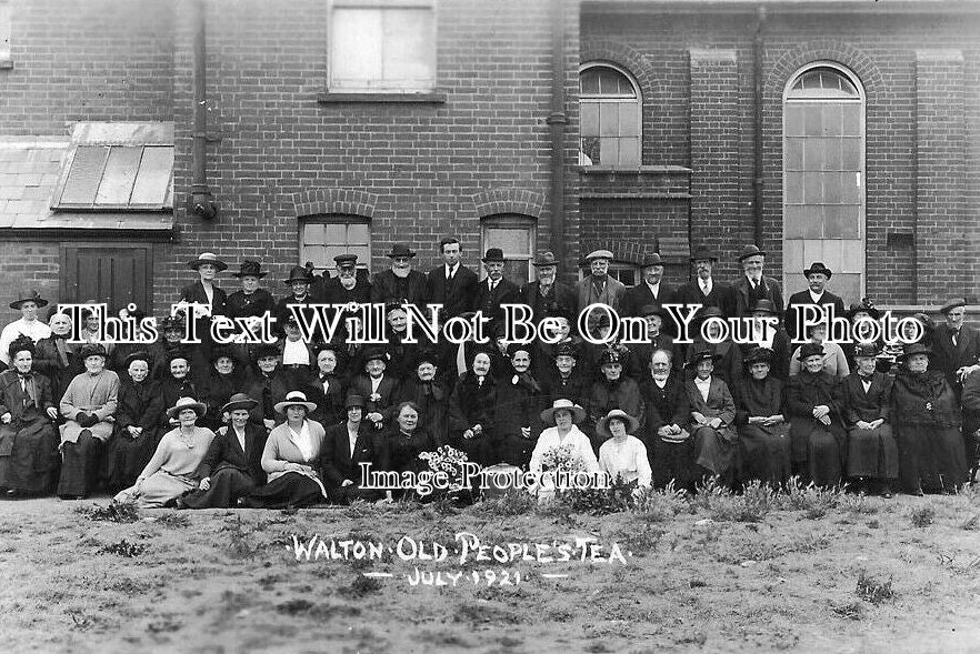 SF 3046 - Walton Old Peoples Tea, Suffolk 1921