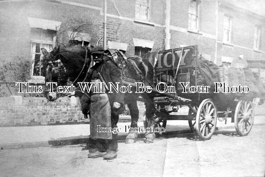 SF 305 - Coal Delivery Cart, Ipswich, Suffolk c1920