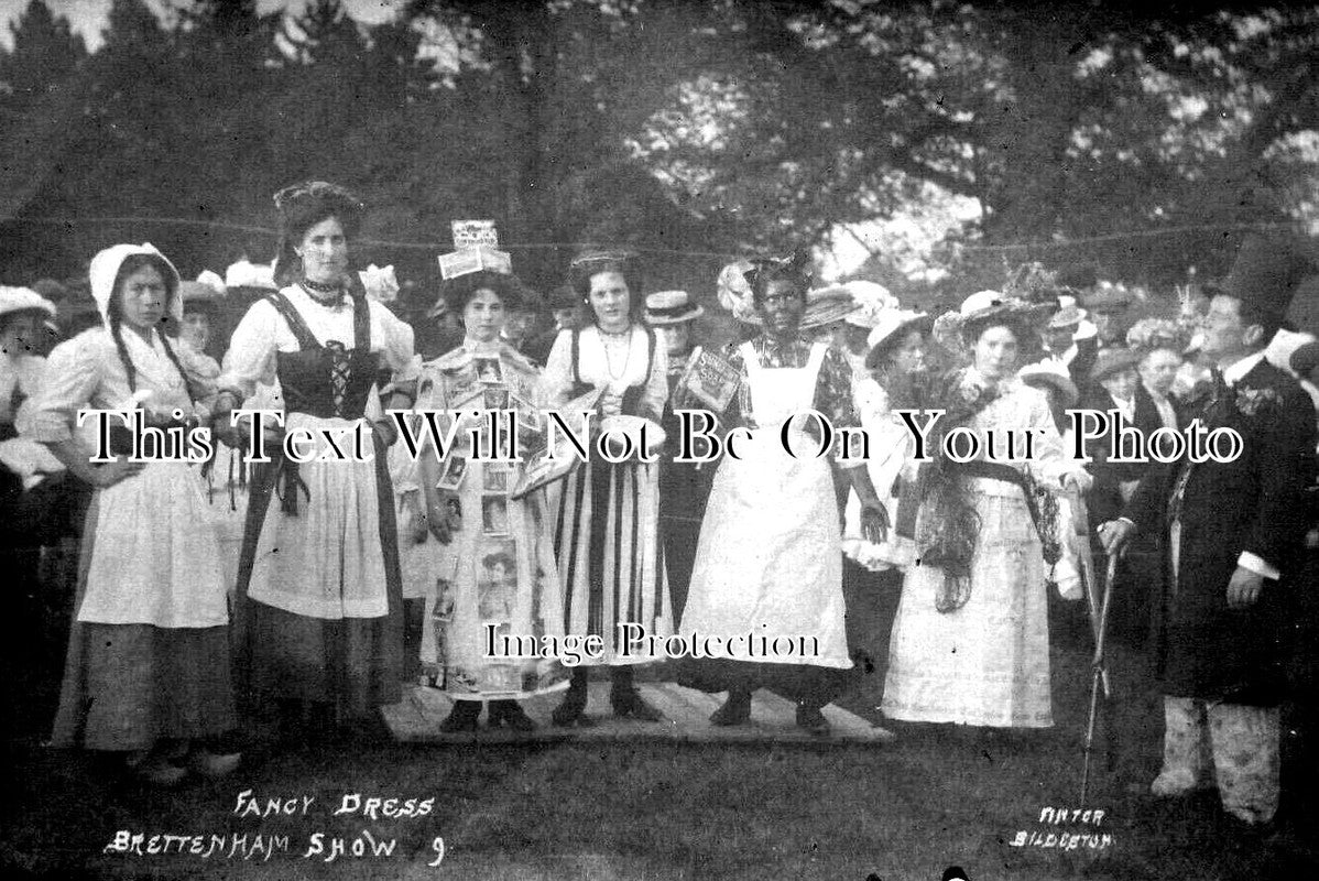 SF 3059 - Fancy Dress, Brettenham Show, Suffolk c1910