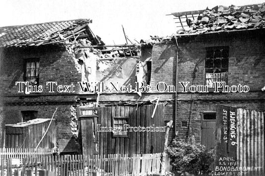 SF 3075 - Bombardment Of Lowestoft, Suffolk 1916 WW1