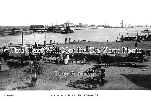 SF 3086 - River Blyth At Walberswick Harbour, Suffolk