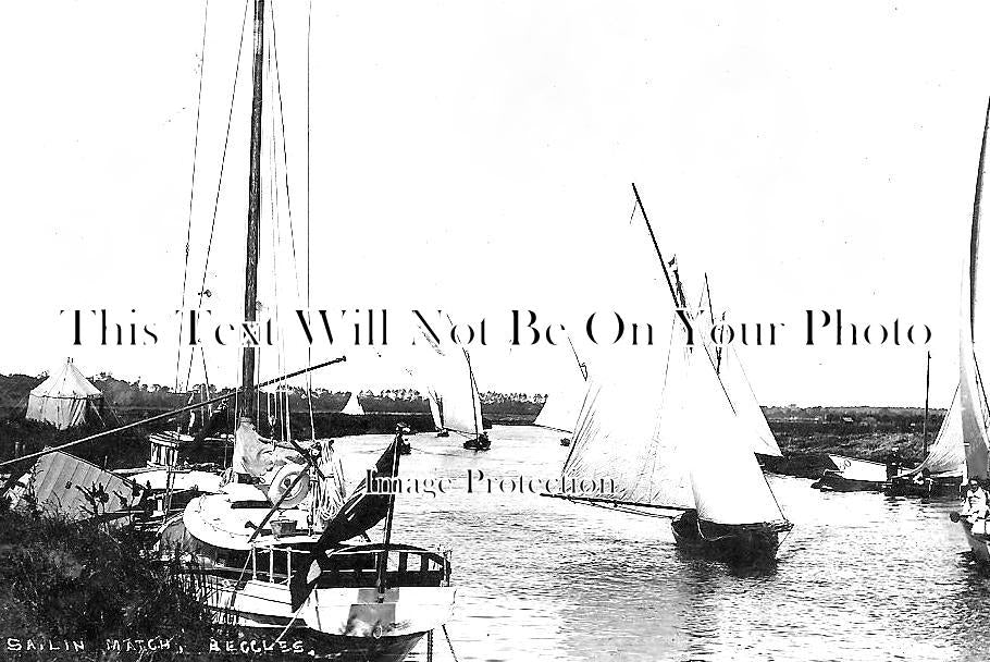 SF 3099 - Sailing Match At Beccles, Suffolk c1910