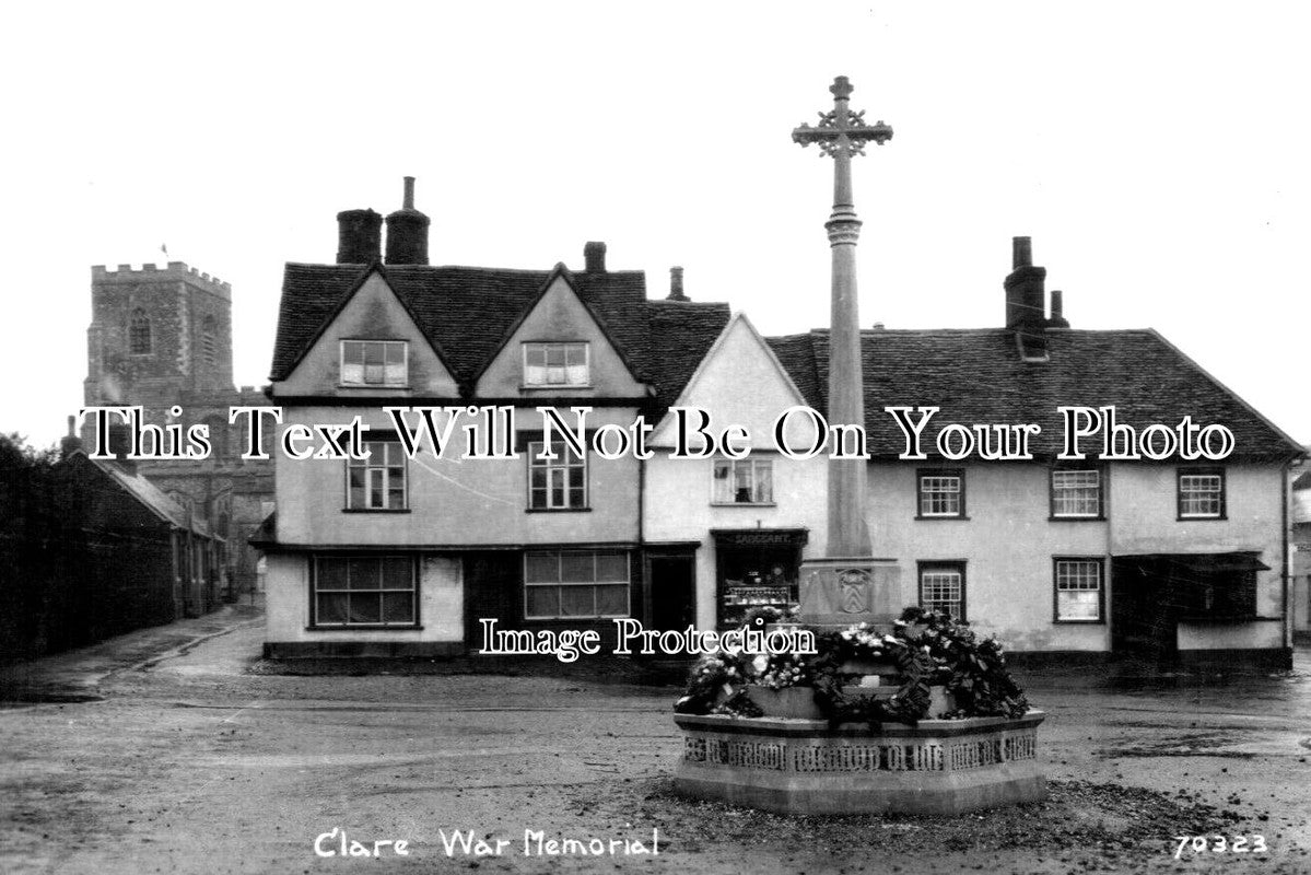 SF 3125 - Clare War Memorial, Suffolk