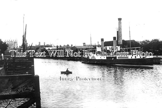 SF 3135 - Steamer SS Suffold At Ipswich, Suffolk