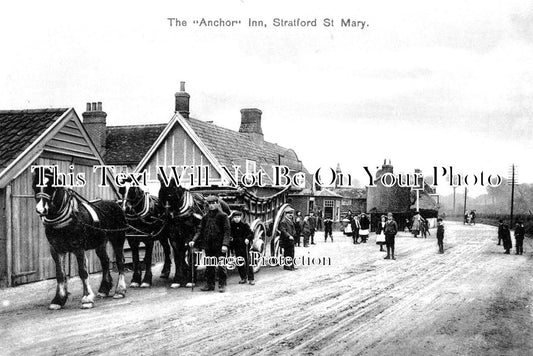 SF 3169 - The Anchor Inn Pub, Stratford St Mary, Suffolk