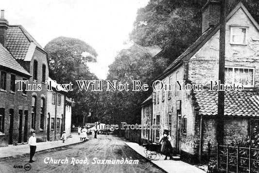 SF 3185 - Church Road, Saxmundham, Suffolk c1910