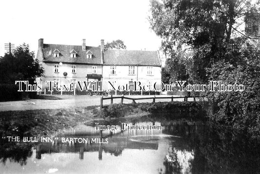 SF 3188 - The Bull Inn Pub, Barton Mills, Suffolk c1920