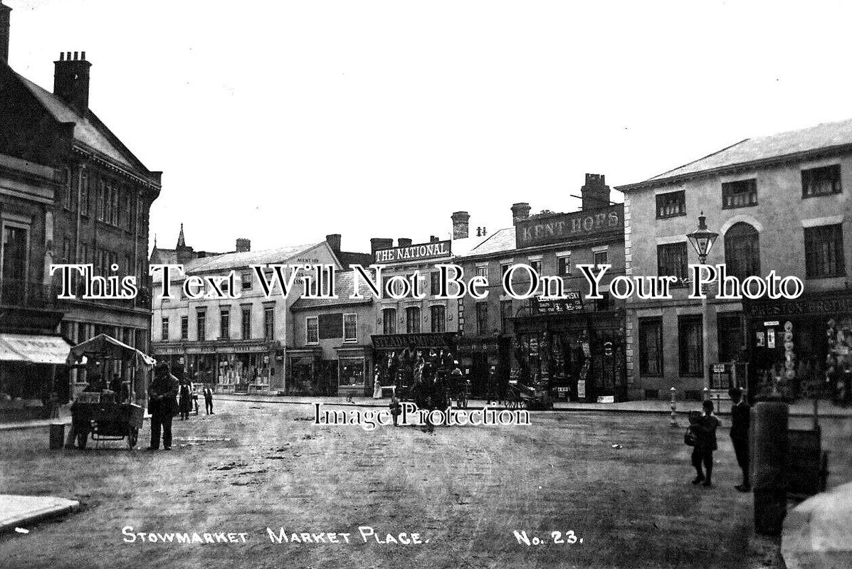 SF 3205 - Stowmarket Market Place, Suffolk c1915