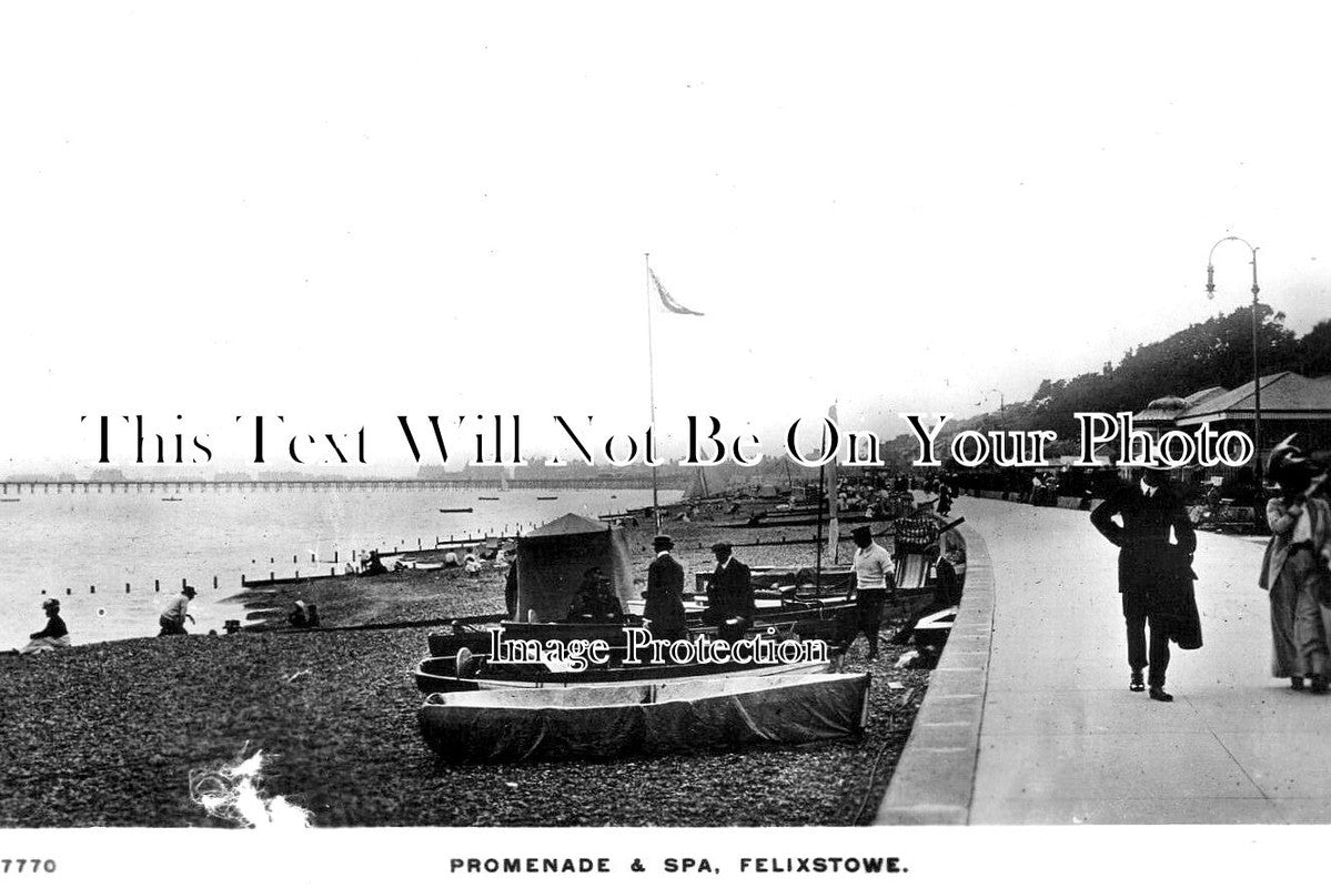 SF 3206 - Promenade & Spa, Felixstowe, Suffolk c1917