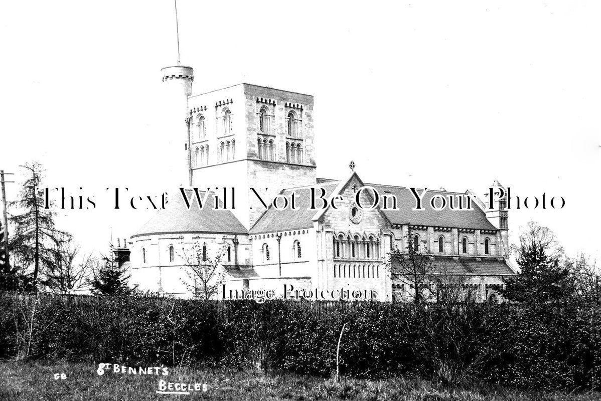 SF 3217 - St Bennets Minster Catholic Church, Beccles, Suffolk c1908