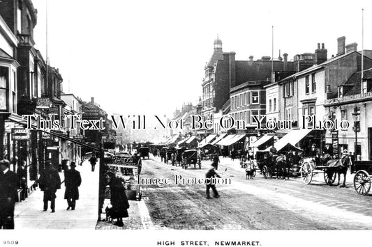 SF 3218 - High Street, Newmarket, Suffolk c1918