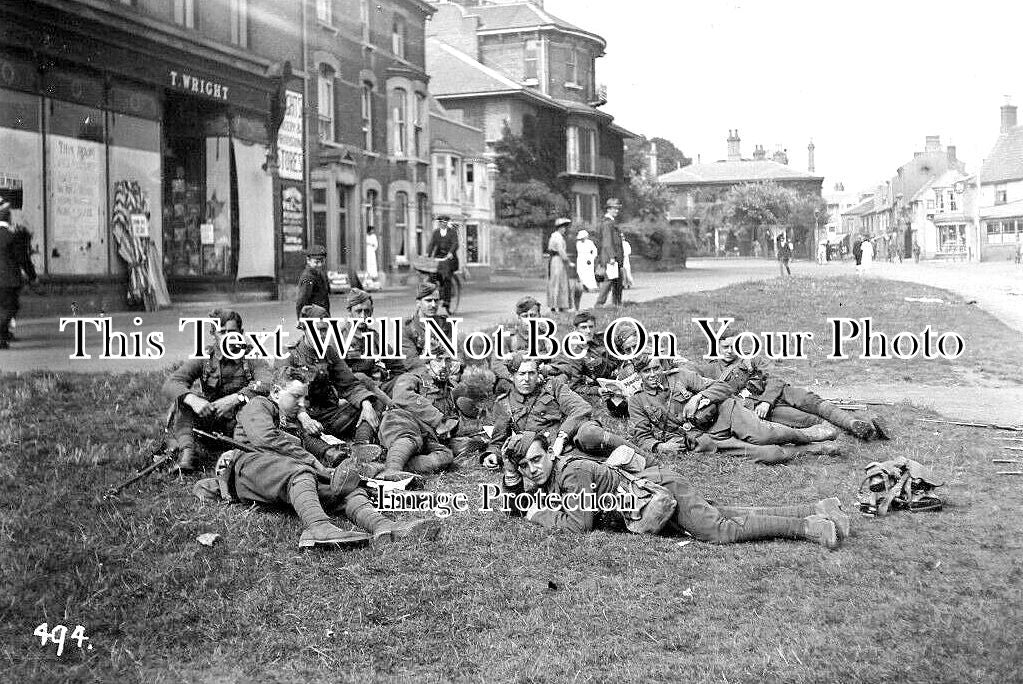 SF 3265 - Soldiers At Southwold, Suffolk