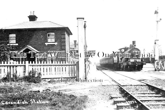 SF 3278 - Cavendish Railway Station, Suffolk