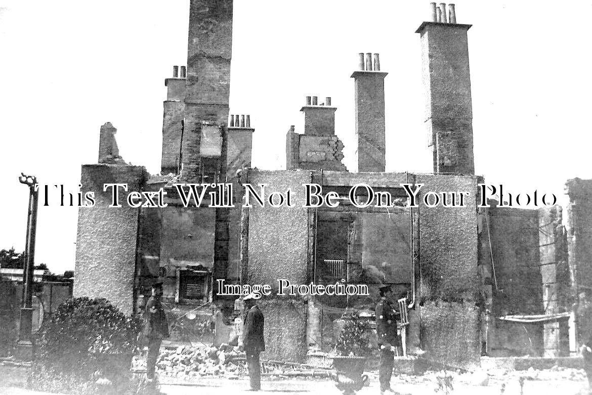 SF 3330 - Fire At Sizewell Hall, Suffolk 1921