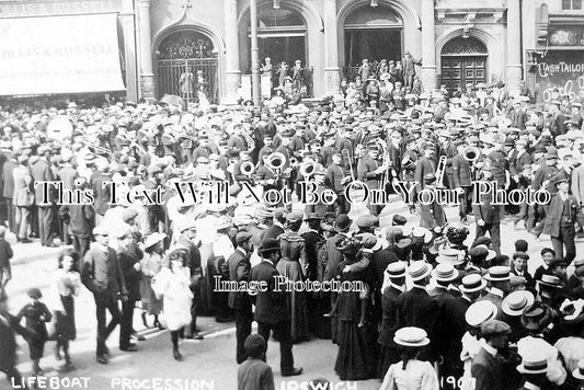 SF 3331 - Lifeboat Procession, Ipswich, Suffolk 1907