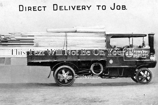 SF 335 - Steam Lorry, Timber Merchants, Ipswich, Suffolk